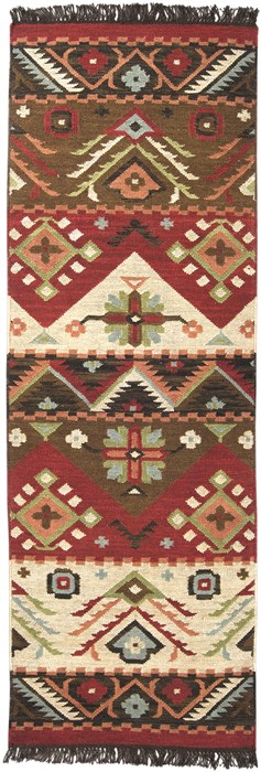 Surya Jewel Tone White Runner 26 X 80 Area Rug JT8-268 800-49084 Image 0