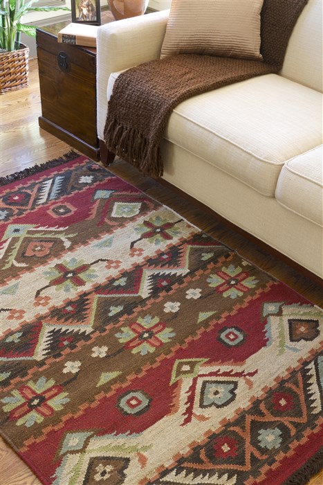 Surya Jewel Tone White 36 X 56 Area Rug JT8-3656 800-49085 Image 2