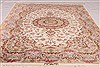 Qum Beige Hand Knotted 32 X 51 Area Rug 254-49139 Thumb 2