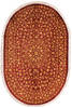 Qum Red Oval Hand Knotted 33 X 50 Area Rug 254-49141 Thumb 0