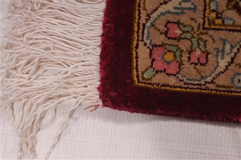 Qum Beige Hand Knotted 33 X 50 Area Rug 254-49147 Image 14