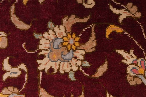 Qum Beige Hand Knotted 33 X 50 Area Rug 254-49147 Image 7
