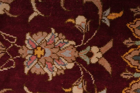 Qum Beige Hand Knotted 33 X 50 Area Rug 254-49147 Image 8