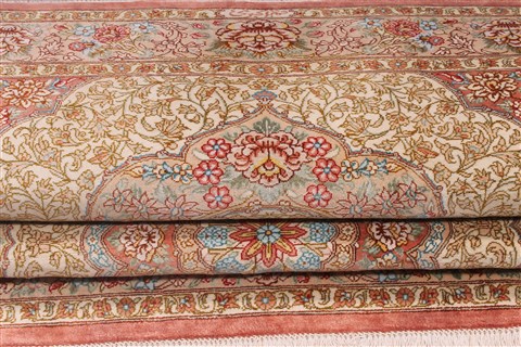 Qum Purple Hand Knotted 33 X 50 Area Rug 254-49150 Image 15