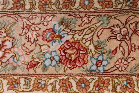 Qum Purple Hand Knotted 33 X 50 Area Rug 254-49150 Image 4