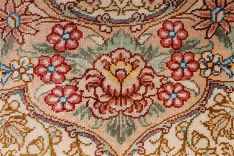 Qum Purple Hand Knotted 33 X 50 Area Rug 254-49150 Image 6