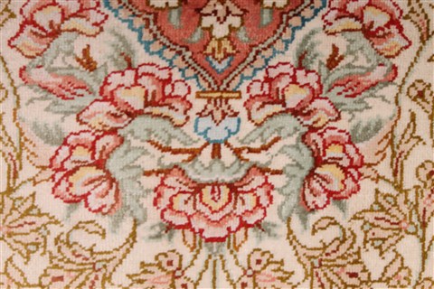 Qum Purple Hand Knotted 33 X 50 Area Rug 254-49150 Image 7