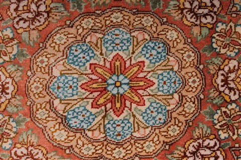 Qum Purple Hand Knotted 33 X 50 Area Rug 254-49150 Image 8