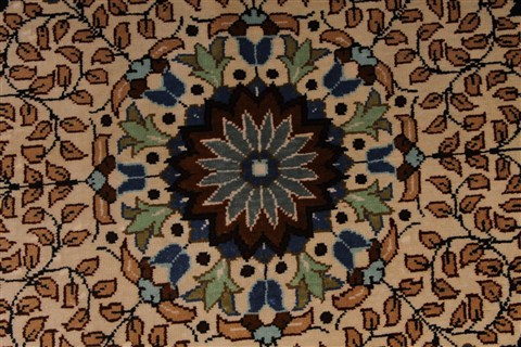 Qum Black Hand Knotted 33 X 50 Area Rug 254-49160 Image 9