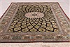 Qum Black Hand Knotted 33 X 50 Area Rug 254-49160 Thumb 1