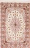 Qum Beige Hand Knotted 34 X 51 Area Rug 254-49162 Thumb 0