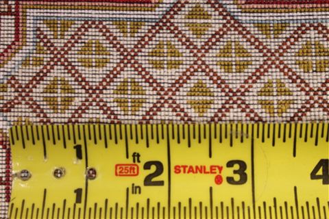 Qum Beige Hand Knotted 34 X 41 Area Rug 254-49163 Image 18
