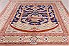 Qum Beige Hand Knotted 34 X 41 Area Rug 254-49163 Thumb 3