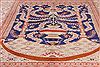 Qum Beige Hand Knotted 34 X 41 Area Rug 254-49163 Thumb 4