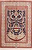 Qum Beige Hand Knotted 34 X 41 Area Rug 254-49163 Thumb 0