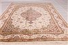 Qum Beige Hand Knotted 35 X 51 Area Rug 254-49165 Thumb 4