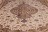 Qum Beige Hand Knotted 35 X 51 Area Rug 254-49165 Thumb 6
