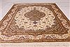 Qum Beige Hand Knotted 35 X 51 Area Rug 254-49165 Thumb 7