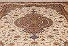 Qum Beige Hand Knotted 35 X 51 Area Rug 254-49165 Thumb 8