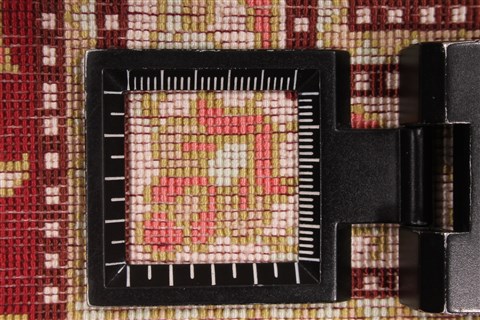 Qum Red Hand Knotted 33 X 41 Area Rug 254-49166 Image 20