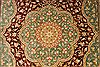 Qum Red Hand Knotted 33 X 41 Area Rug 254-49166 Thumb 3
