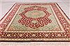 Qum Red Hand Knotted 33 X 41 Area Rug 254-49166 Thumb 17