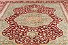 Qum Red Hand Knotted 33 X 41 Area Rug 254-49166 Thumb 18