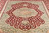 Qum Red Hand Knotted 33 X 41 Area Rug 254-49166 Thumb 1