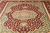 Qum Red Hand Knotted 33 X 41 Area Rug 254-49166 Thumb 6