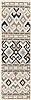 Surya Jewel Tone II White Runner 26 X 80 Area Rug JTII2055-268 800-49176 Thumb 0