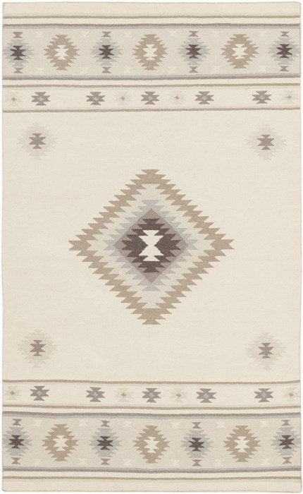 Surya Jewel Tone II White 36 X 56 Area Rug JTII2058-3656 800-49192 Image 0