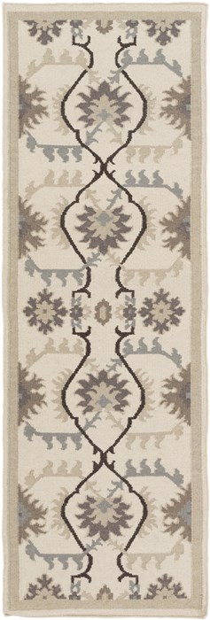 Surya Jewel Tone II White Runner 26 X 80 Area Rug JTII2063-268 800-49218 Image 0