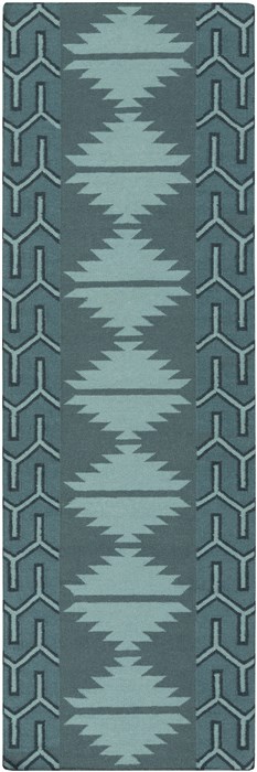 Surya Jewel Tone II Blue Runner 26 X 80 Area Rug JTII2065-268 800-49223 Image 0