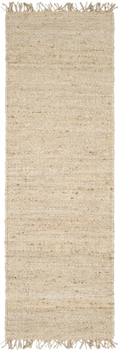 Surya Jute Bleached White Runner 26 X 76 Area Rug JUITE-268 800-49254 Image 0