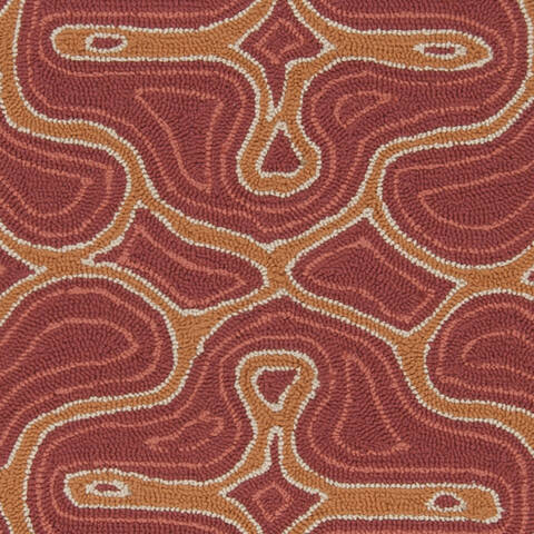 Surya Labyrinth Red Runner 26 X 80 Area Rug LBR1014-268 800-49679 Image 1