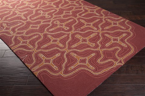 Surya Labyrinth Red 80 X 100 Area Rug LBR1014-810 800-49682 Image 1