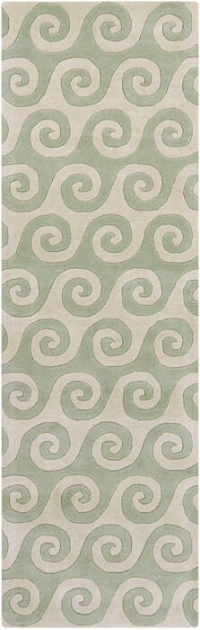 Surya Lighthouse Green Runner 26 X 80 Area Rug LTH7008-268 800-50287 Image 0