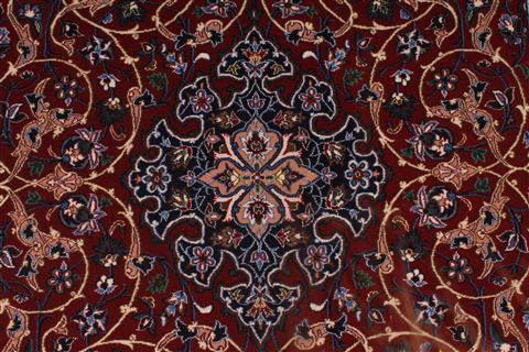 Isfahan Blue Hand Knotted 37 X 53 Area Rug 254-50335 Image 11