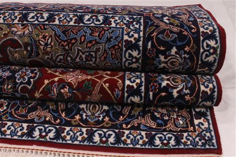 Isfahan Blue Hand Knotted 37 X 53 Area Rug 254-50335 Image 17