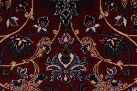Isfahan Blue Hand Knotted 37 X 53 Area Rug 254-50335 Image 9