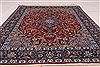 Isfahan Blue Hand Knotted 37 X 53 Area Rug 254-50335 Thumb 4