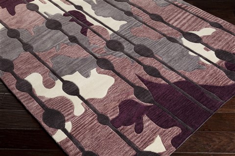 Surya Lava Purple 50 X 76 Area Rug LVA8014-576 800-50367 Image 1