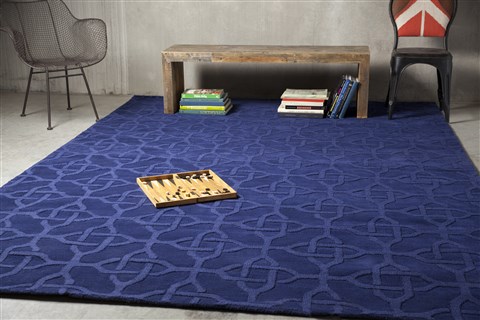 Surya Mystique Blue Runner 26 X 80 Area Rug M5204-268 800-51116 Image 1