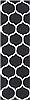 Surya Mamba Black Runner 26 X 80 Area Rug MBA9059-268 800-52299 Thumb 0