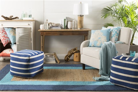 Surya Mimosa Blue 20 X 30 Area Rug MIM9002-23 800-52605 Image 2