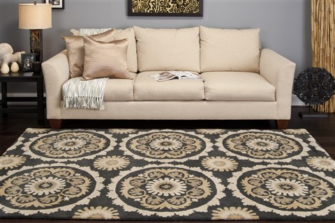 Surya Mosaic Black 80 X 110 Area Rug MOS1063-811 800-52984 Image 4