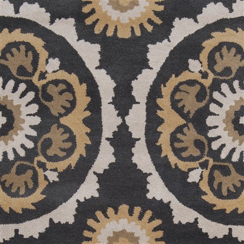 Surya Mosaic Black 90 X 130 Area Rug MOS1063-913 800-52985 Image 3