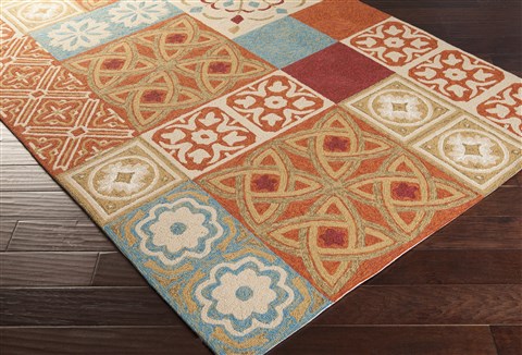 Surya Namada Orange 20 X 30 Area Rug NAM8003-23 800-53477 Image 1