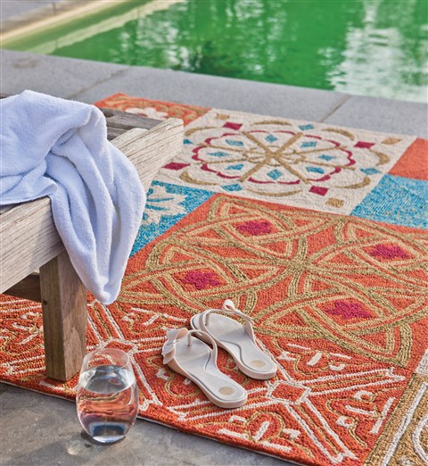 Surya Namada Orange 20 X 30 Area Rug NAM8003-23 800-53477 Image 6