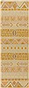 Surya Nomad White Runner 26 X 80 Area Rug NOD108-268 800-53787 Thumb 0